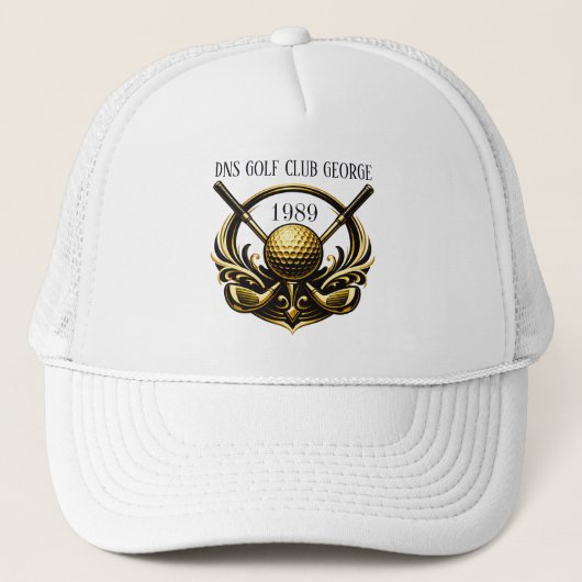 Personalisierter Golfschlägername Klassisch Truckerkappe (Vorderseite)