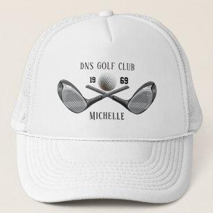 Personalisierter Golfschlägername Klassisch Truckerkappe