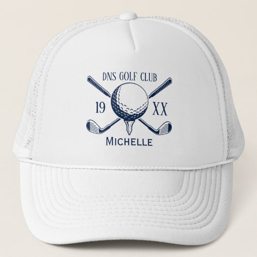 Personalisierter Golfschlägername Klassisch Truckerkappe (Vorderseite)