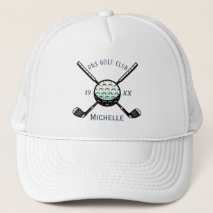 Personalisierter Golfschlägername Klassisch Truckerkappe
