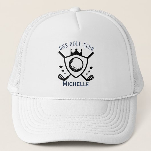 Personalisierter Golfschlägername Klassisch Truckerkappe (Vorderseite)