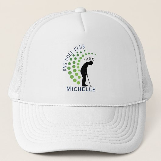Personalisierter Golfschlägername Klassisch Truckerkappe (Vorderseite)