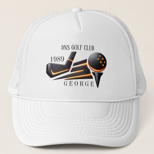 Personalisierter Golfschlägername Klassisch Truckerkappe (Vorderseite)