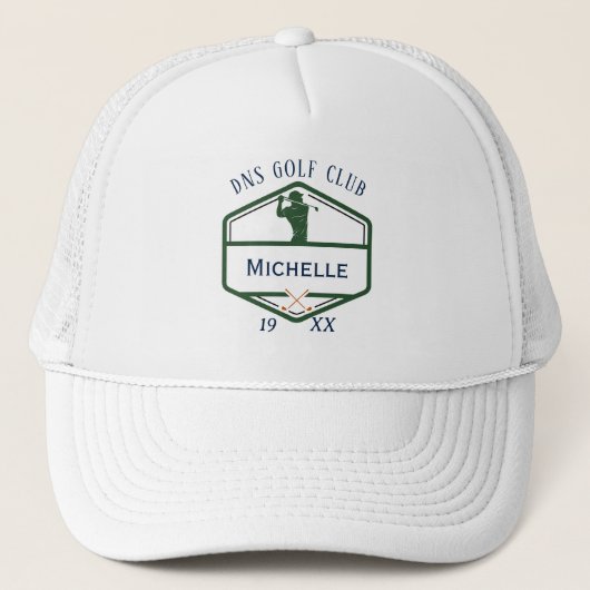 Personalisierter Golfschlägername Klassisch Truckerkappe (Vorderseite)