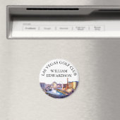 Personalisierter Golfschlägername Las Vegas Skylin Magnet (In Situ (Geschirrspüler))