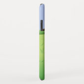 Personalisierter Golfspieler auf Golfkurs Case-Mate iPhone Hülle (Hinten/Rechts)