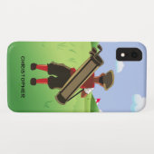 Personalisierter Golfspieler auf Golfkurs Case-Mate iPhone Hülle (Rückseite (Horizontal))