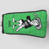 Personalisierter Golfspieler Cartoon Golf Headcover (Vorderseite)