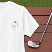 Personalisierter Golfspieler T-Shirt