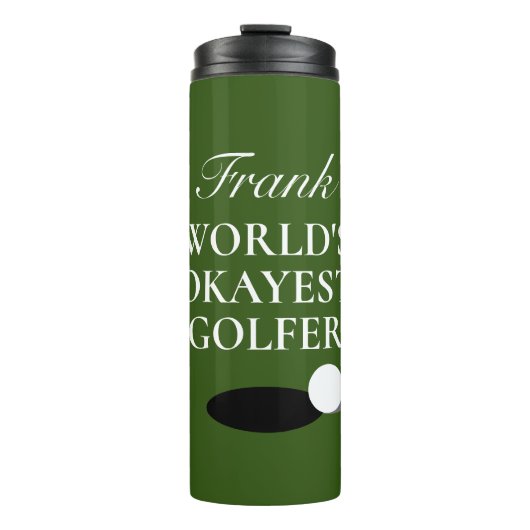 Personalisierter Golfsport Thermalwäscher Tasse Ge (Vorderseite)