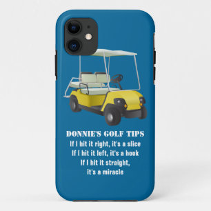 Personalisierter Golftipp Golf Cart Blue iPhone 5  Case-Mate iPhone Hülle