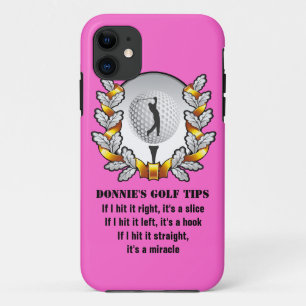 Personalisierter Golftipp Golfer iPhone 5 Fall 11 Hülle