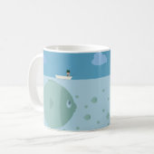 Personalisierter Gone Fishing | Name Coffee Tasse (Vorderseite Links)