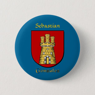 Personalisierter Gonzalez-Schild Button