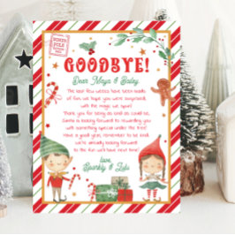 Personalisierter Goodbye Elf Letter