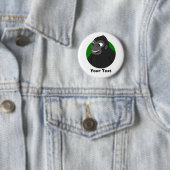 Personalisierter Gorilla-Cartoon Button (Beispiel)