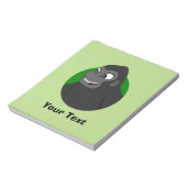 Personalisierter Gorilla Cartoon Notepad Notizblock (Rotiert)