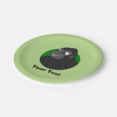 Personalisierter Gorilla Cartoon Paper Teller (Schrägansicht)