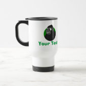 Personalisierter Gorilla Cartoon Reisebecher (Links)
