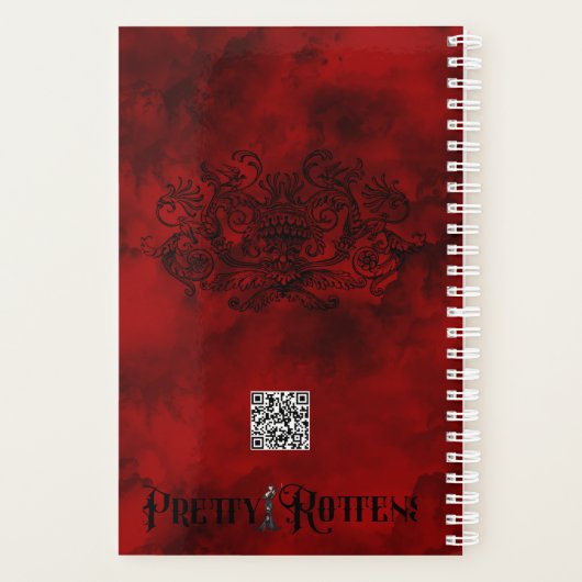 Personalisierter Gothic-Planer 2024 Planer (Rückseite)