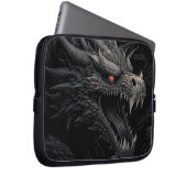 Personalisierter gotischer Drachenkopf Laptopschutzhülle (Vorne Rechts)