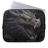 Personalisierter gotischer Drachenkopf Laptopschutzhülle (Vorderseite)