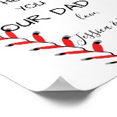 Personalisierter Gott hat einen Zuhause-Run gemach Poster (Ecke)