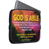 Personalisierter GOTT IST Christlich Laptopschutzhülle (Vorne Rechts)