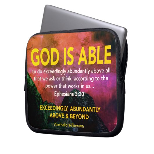 Personalisierter GOTT IST Christlich Laptopschutzhülle (Vorderseite Links)