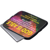 Personalisierter GOTT IST Christlich Laptopschutzhülle (Vorne Knopf)