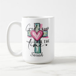 Personalisierter Gott ist gut die ganze Zeit Kaffe Kaffeetasse