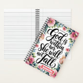 Personalisierter Gott ist in ihrem Christlichen Jo Notizblock (Innen)