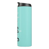 Personalisierter Gott sagt, du bist es, Schriften Thermosbecher (Nach rechts gedreht)