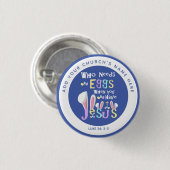 Personalisierter Gottesdienst Ostern Button (Vorne & Hinten)