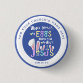 Personalisierter Gottesdienst Ostern Button (Vorderseite)