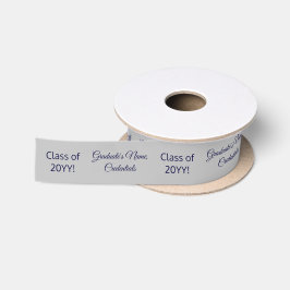 Personalisierter Grad Grad Grad Grad Klasse Blau S Satinband