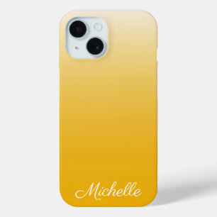 Personalisierter Gradient Ober gelb Case-Mate iPhone Hülle
