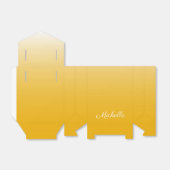 Personalisierter Gradient Ober gelb Geschenkschachtel (Ungefaltet)
