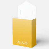 Personalisierter Gradient Ober gelb Geschenkschachtel (Geöffnet)