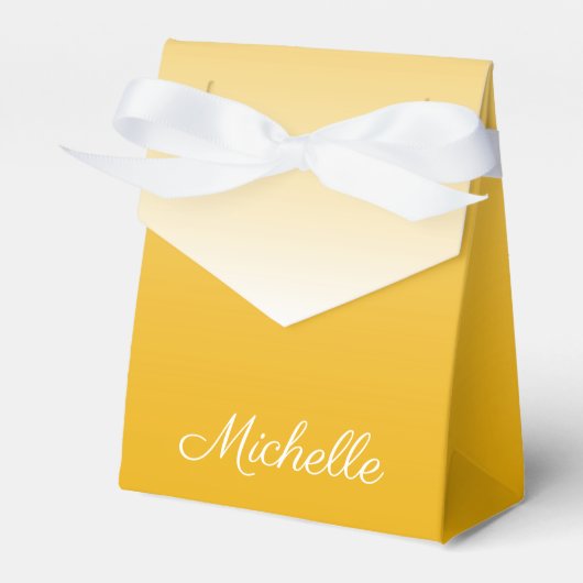 Personalisierter Gradient Ober gelb Geschenkschachtel (Vorderseite)