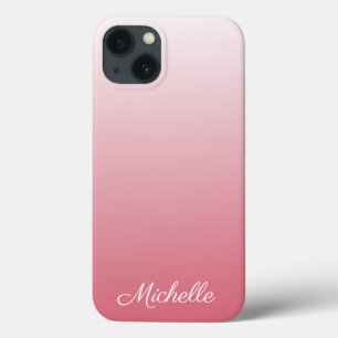 Personalisierter Gradient Ober Lachs Rosa Case-Mat Case-Mate iPhone Hülle