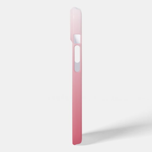 Personalisierter Gradient Ober Lachs Rosa Case-Mat Case-Mate iPhone Hülle (Rückseite / Links)