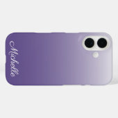 Personalisierter Gradient ombre Ultra Violet Case-Mate iPhone Hülle (Rückseite (Horizontal))