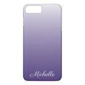 Personalisierter Gradient ombre Ultra Violet Case-Mate iPhone Hülle (Rückseite)