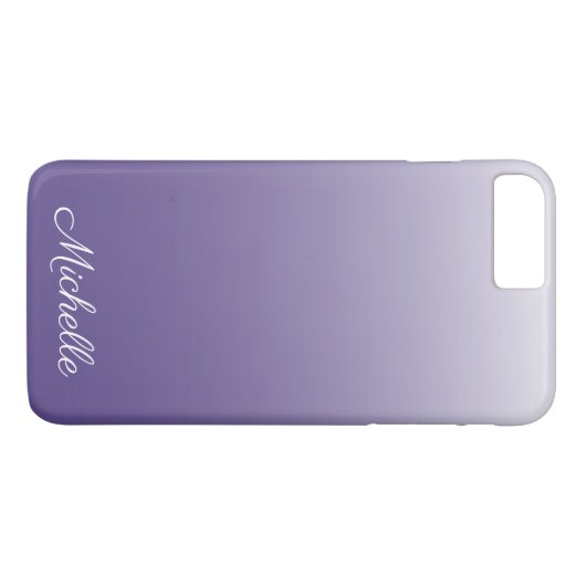 Personalisierter Gradient ombre Ultra Violet Case-Mate iPhone Hülle (Rückseite (Horizontal))