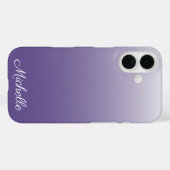 Personalisierter Gradient ombre Ultra Violet Case-Mate iPhone Hülle (Rückseite (Horizontal))