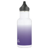 Personalisierter Gradient ombre Ultra Violet Edelstahlflasche (Rechts)