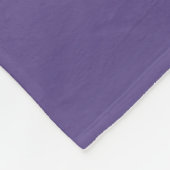 Personalisierter Gradient ombre Ultra Violet Fleecedecke (Ecke)