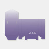 Personalisierter Gradient ombre Ultra Violet Geschenkschachtel (Ungefaltet)