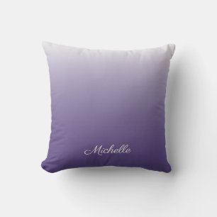 Personalisierter Gradient ombre Ultra Violet Kissen